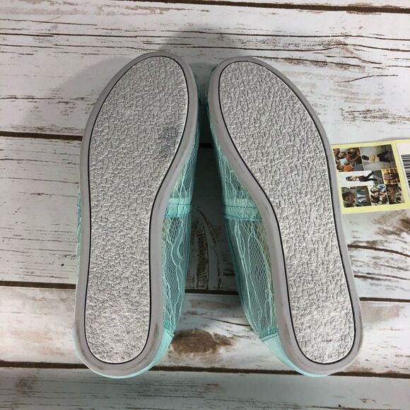 ~Toms Classic Mint Lace Shoes NEW - Picture 7 of 8